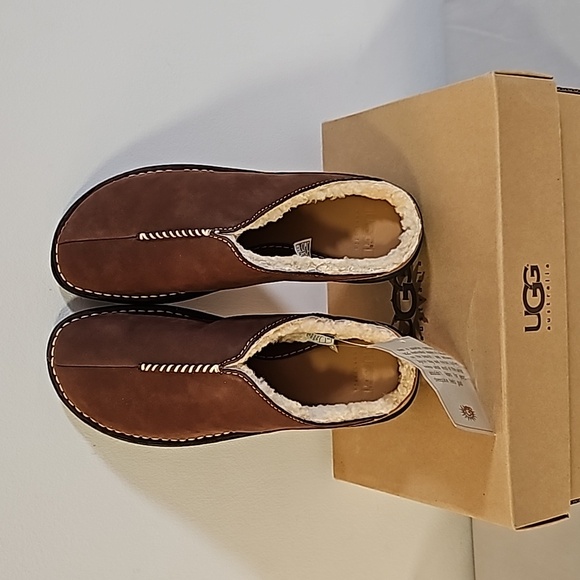 UGG Shoes - NEW UGG Brown Burleigh Mules 1633 Size 8